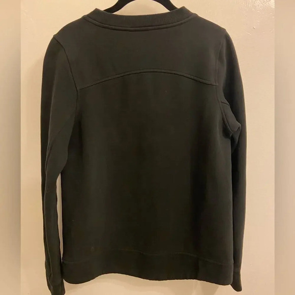 Lululemon Fleece Be True Crew Pullover Sweater Black Size 4 - Picture 5 of 9